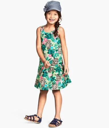 Safari dress for girls at H+M