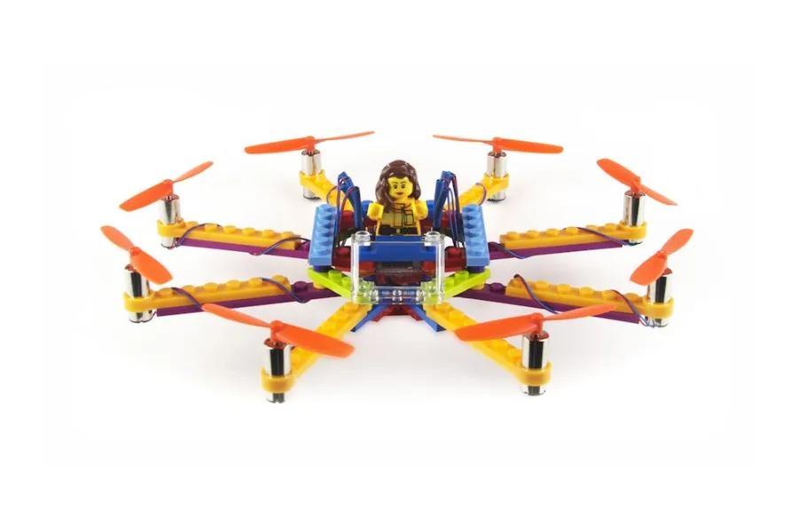 Cool LEGO add-on sets: Flybrix turns your LEGO builds into real, flying drones.