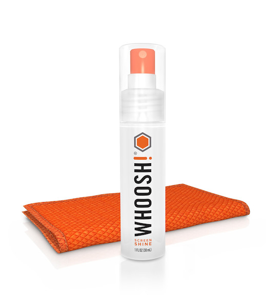 Practical stocking stuffers: A bottle of Whoosh! screen shine