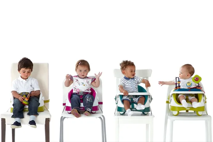 Mamas & Papas Baby Bud Booster is designed to grow with babies until they're 3