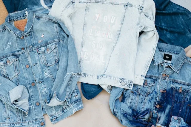 DIY customized denim jackets: Denim Jacket Customization Tutorial by Urban Outfitters