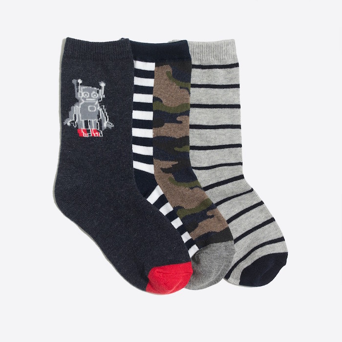 J.Crew Factory sale: Camo Robot Trouser Socks