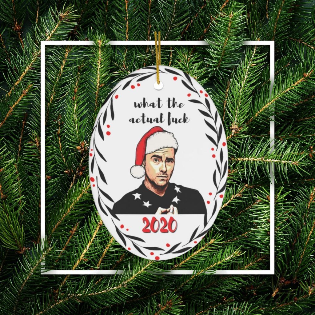 What the actual... Schitt's Creek David ornament 