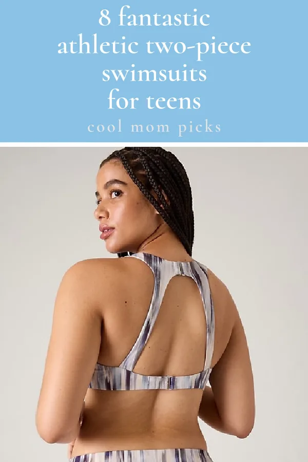 8 fab athletic two-piece swimsuits for teens