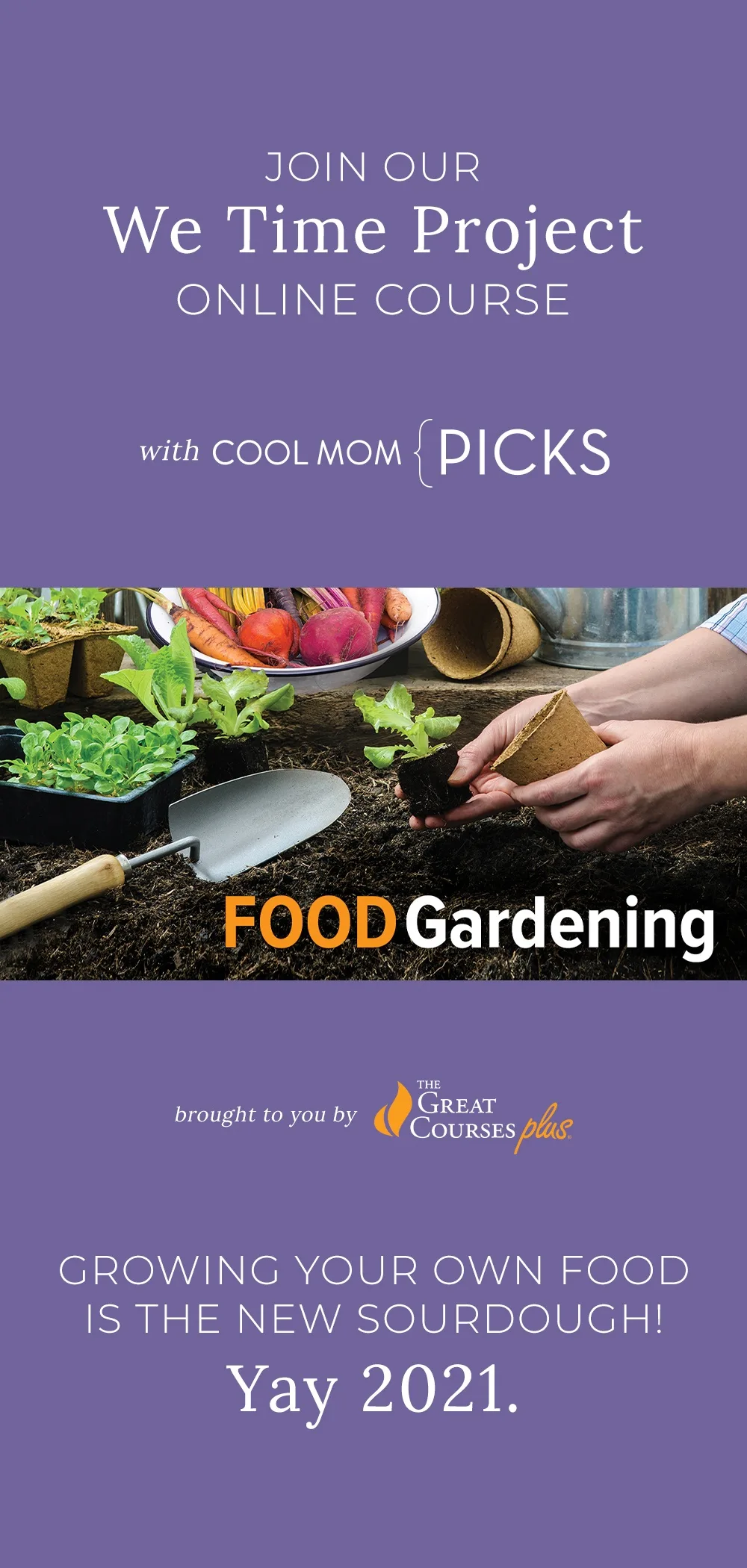 Join our The Great Courses Plus Food Gardening Course