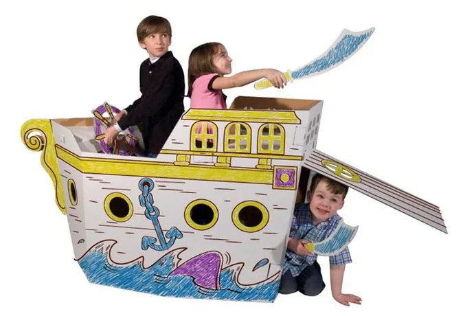 Cardboard Pirate Ship