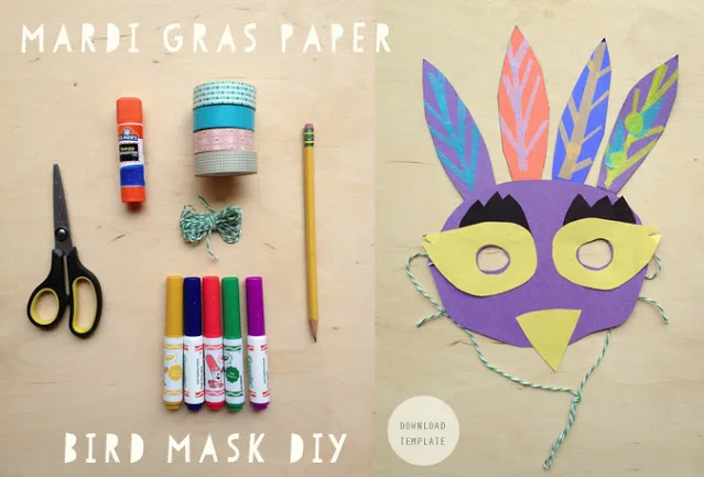 Celebrate Mardi Gras at home with these great DIY masks for kids
