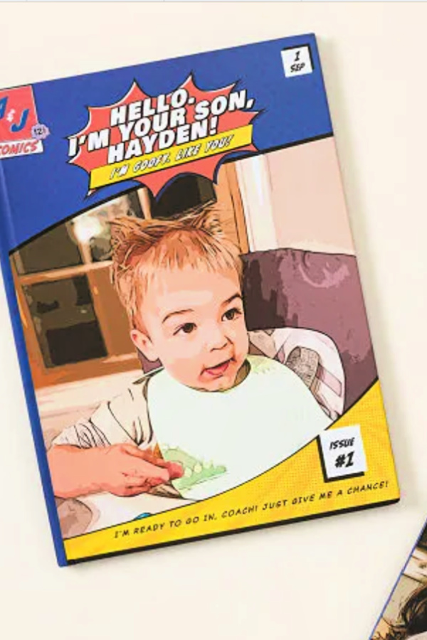 Personalized comic for Father's Day at Uncommon Goods