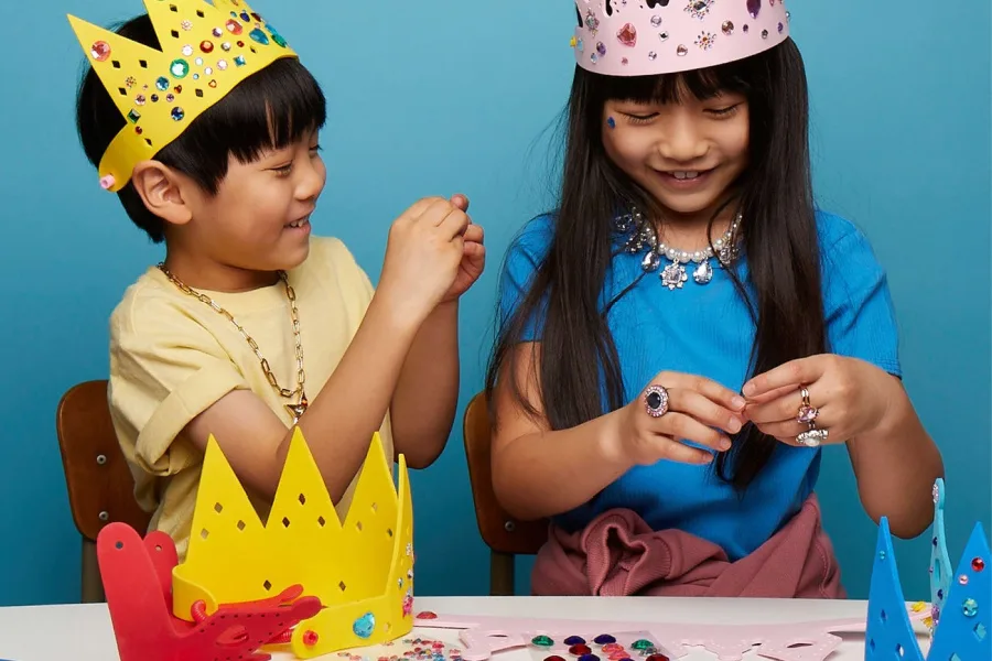 Easy DIY Crowns for Mother's Day: Buy one kit, another is donated to children's hospital patients