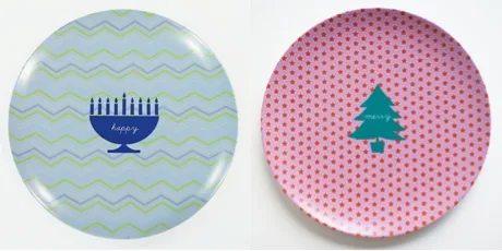 Serve up some very happy holidays with personalized plates