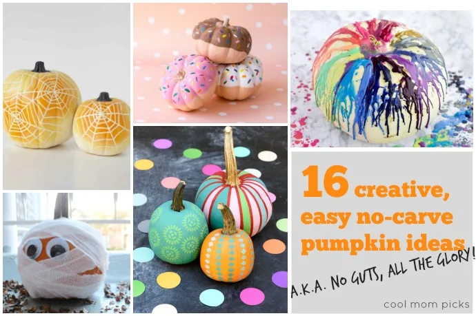 16 brilliant and easy no-carve pumpkin ideas for Halloween. We can't pick a favorite!