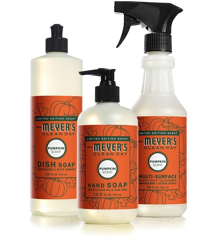 Mrs. Meyers' new limited-edition fall scents, including Pumpkin