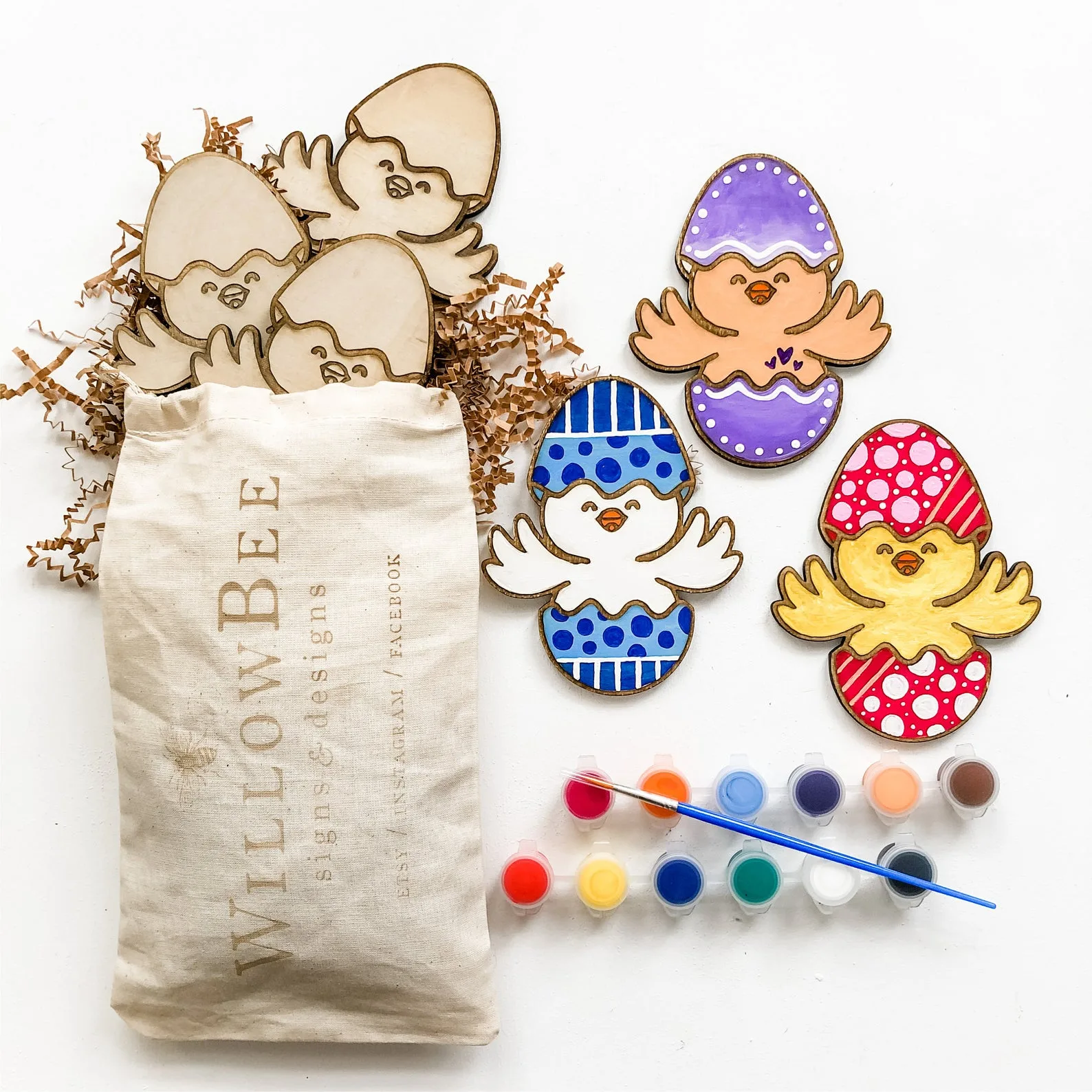 Easter gifts for kids on Etsy: personalized bunny Easter basket tags