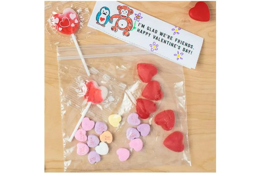 Free printable Valentine's Day cards and bag toppers from Free To Be Kids that celebrate friendship.