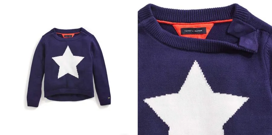 Tommy Adaptive: Tommy Hilfiger Intarsia Sweater for Girls