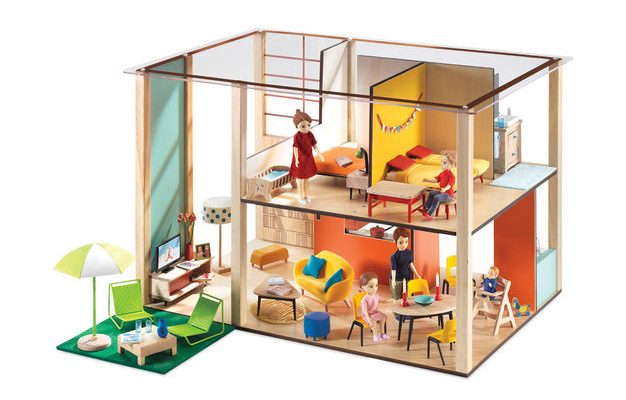 Coolest preschool gifts: Modern cubic dollhouse
