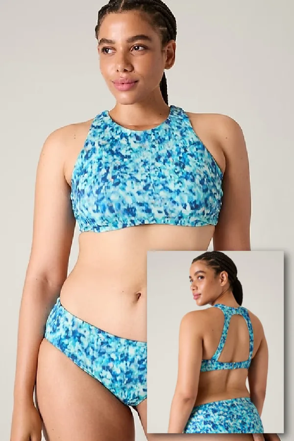 Athletic two-piece swimsuits for teens: Maldives Bra Cup Bikini at Athleta