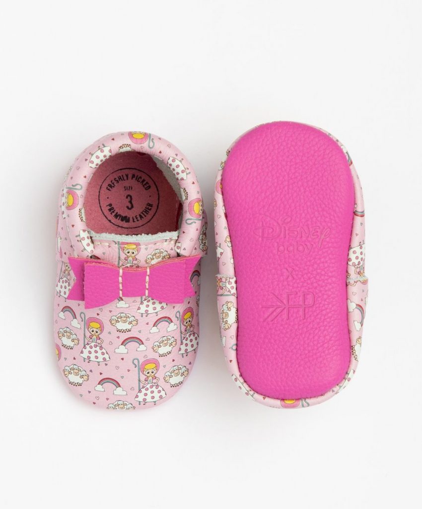 The new Toy Story baby mocs from Freshly Picked: Little Bo Peep The new Toy Story baby mocs from Freshly Picked: Little Bo Peep