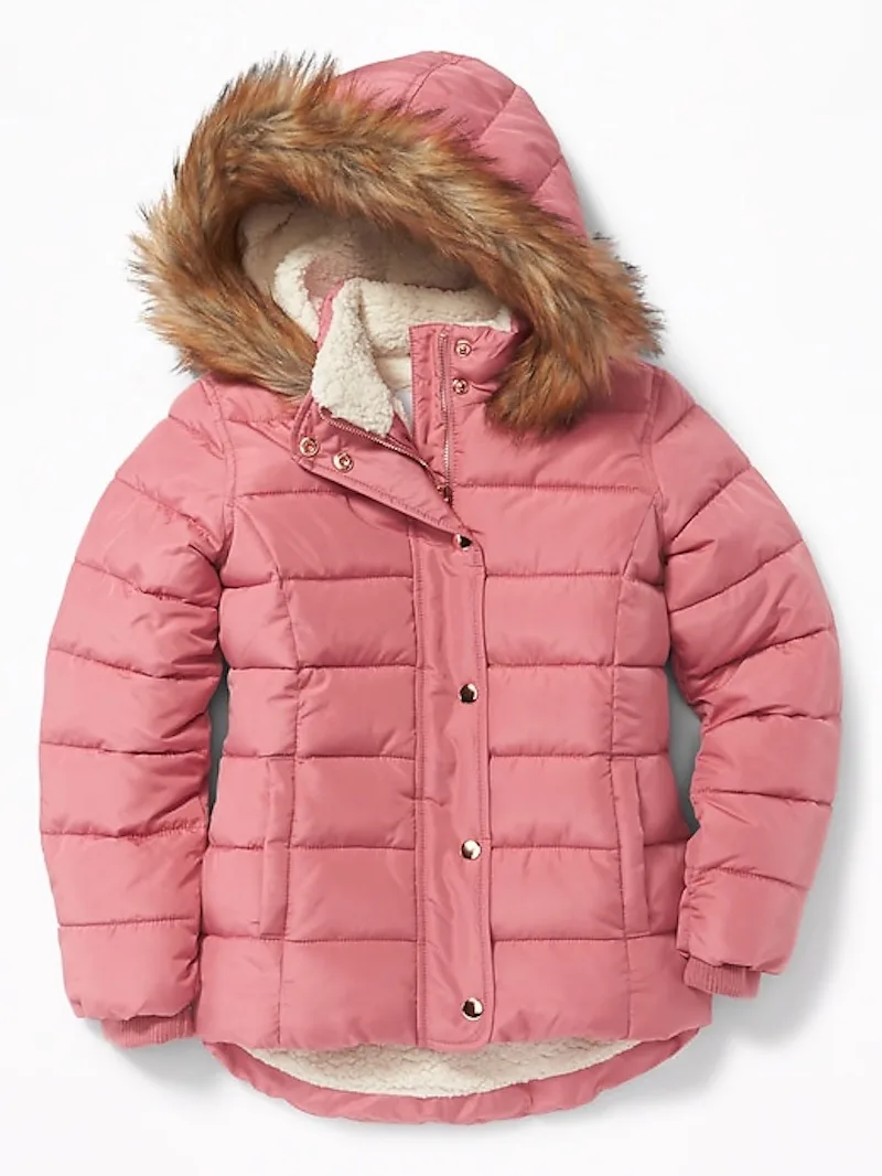 Winter coats for girls: Puffer at Old Navy