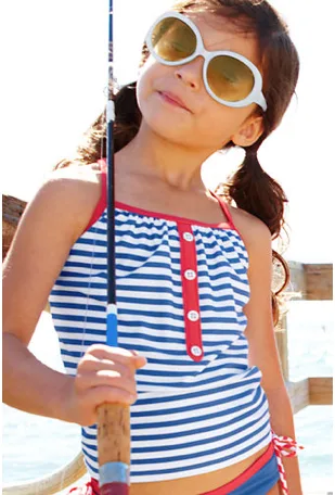 8 girls' bikinis and two-piece swimsuits that are...appropriate.
