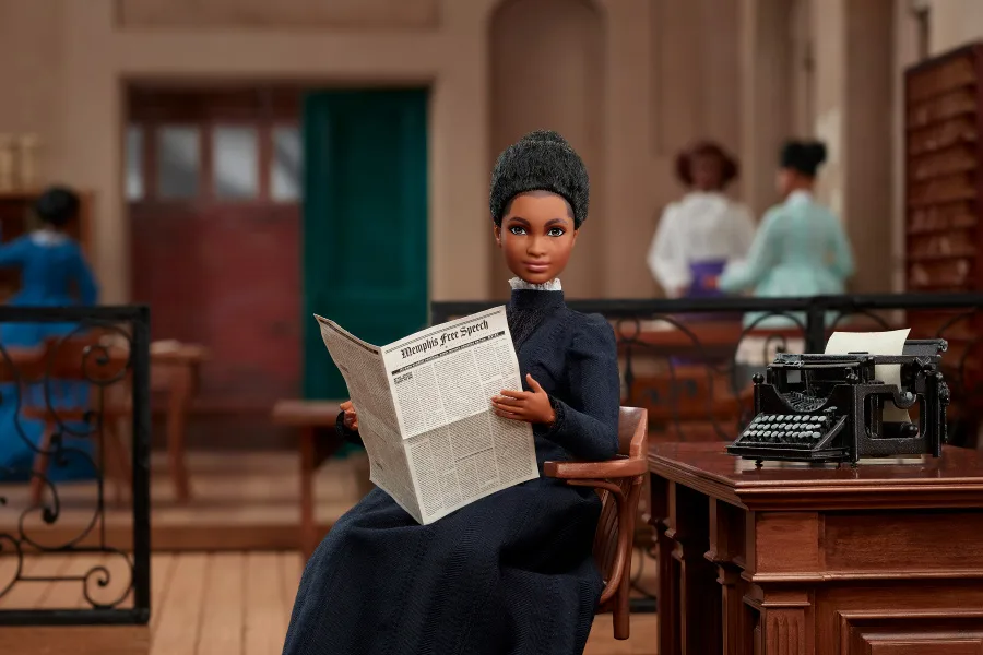The new Ida B Wells doll from Barbie