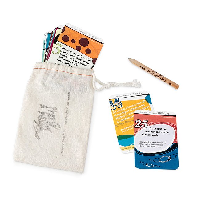 Meaningful gifts for kids: Random Acts of Kindness kit by Boom Boom Cards