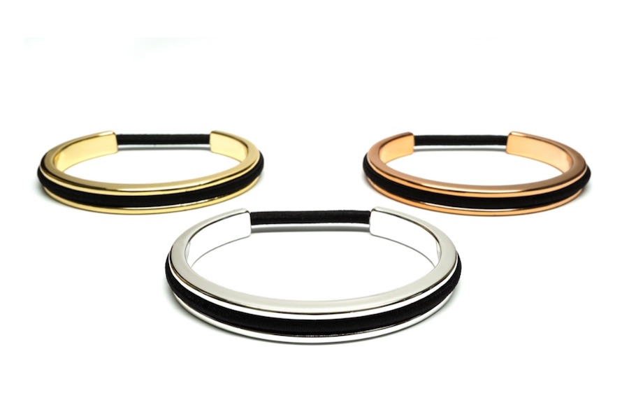 Hair tie bracelets by Maria Shireen