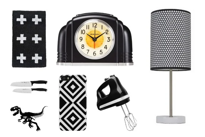 Black and white decor at Target