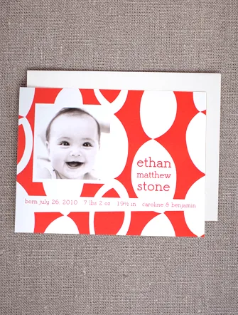 A modern way to welcome baby