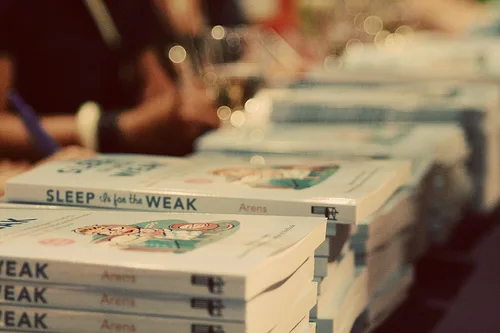 Sleep is For the Weak book signing, Brooklyn edition