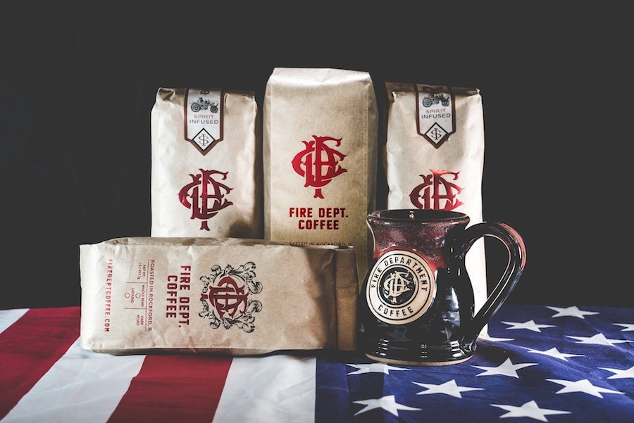 The coolest men's gifts that don't suck: Fire Dept Coffee supporting our military and fire departments