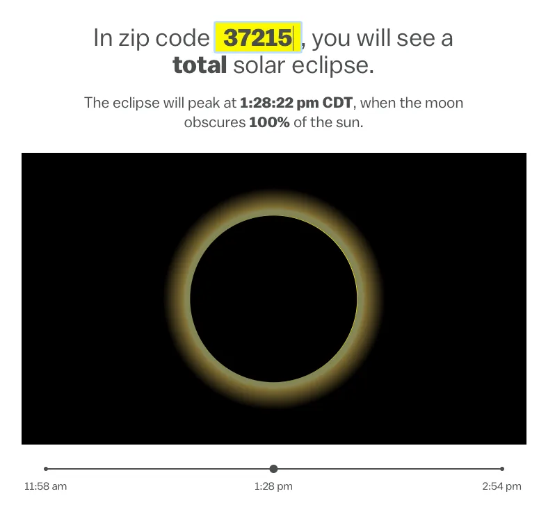 Easy eclipse party ideas: Start by finding out when it passes you, at Vox