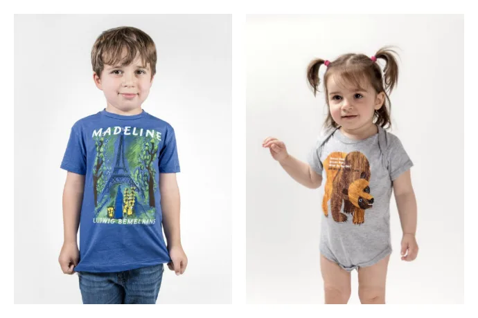Your old favorite children's books, now in cool, wearable kid apparel.