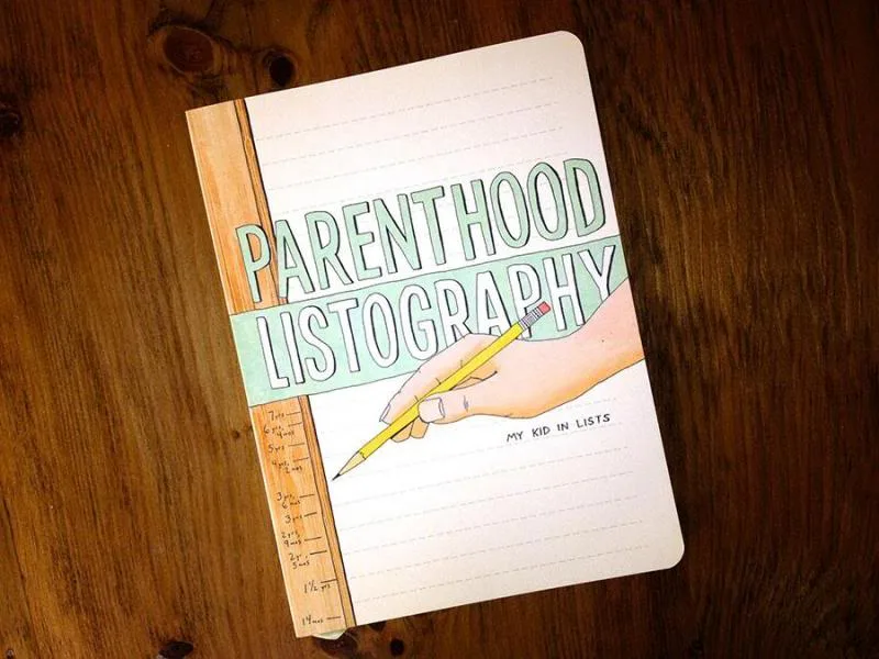 Parenthood Listography: It's a baby book, it's a parenting keepsake journal, and it's hilarious