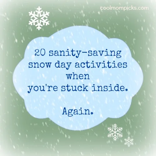 snow day activities guide