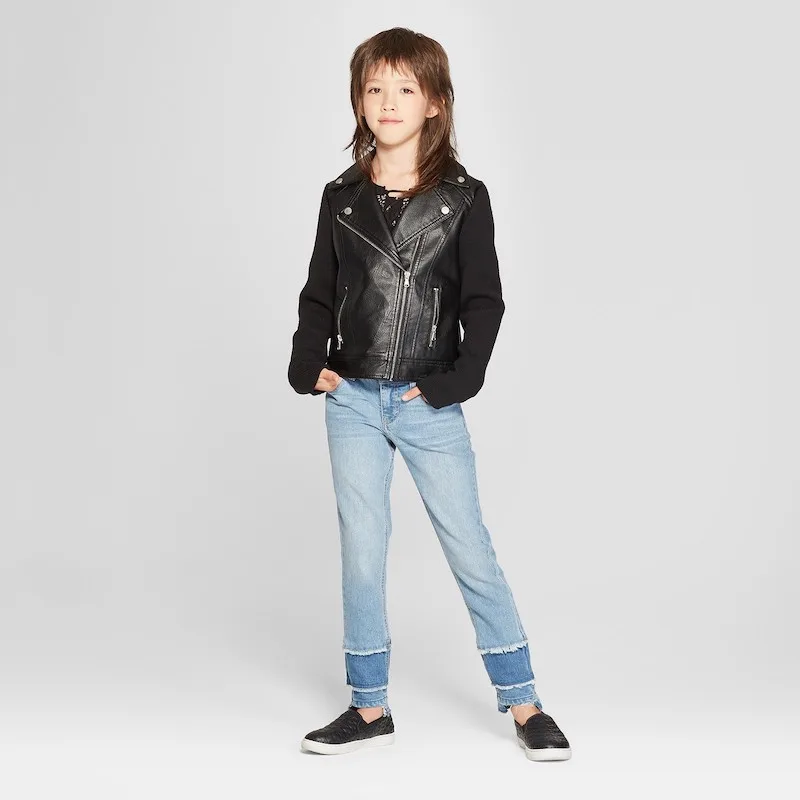 Winter coats for girls: Moto jacket at Target