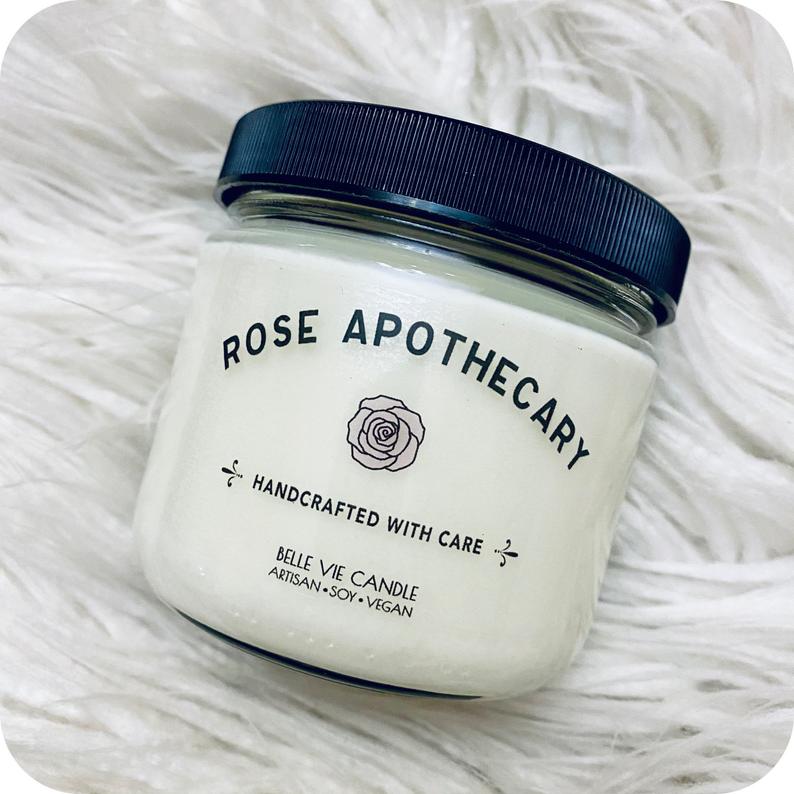 Grab a beautiful-smelling soy candle from Schitt's Creek's Rose Apothecary, made by BelleVie Candle