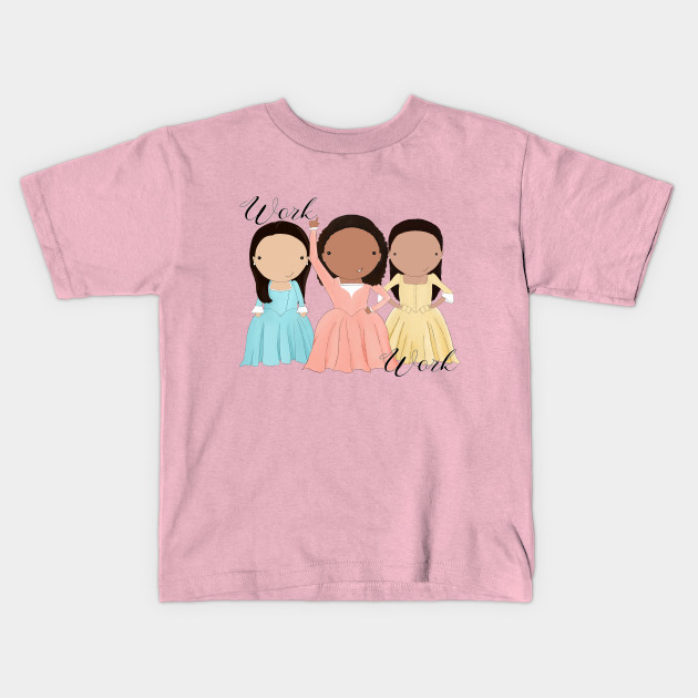 Schuyler sisters WORK tee: Kids t-shirts that encourage a love of learning + education