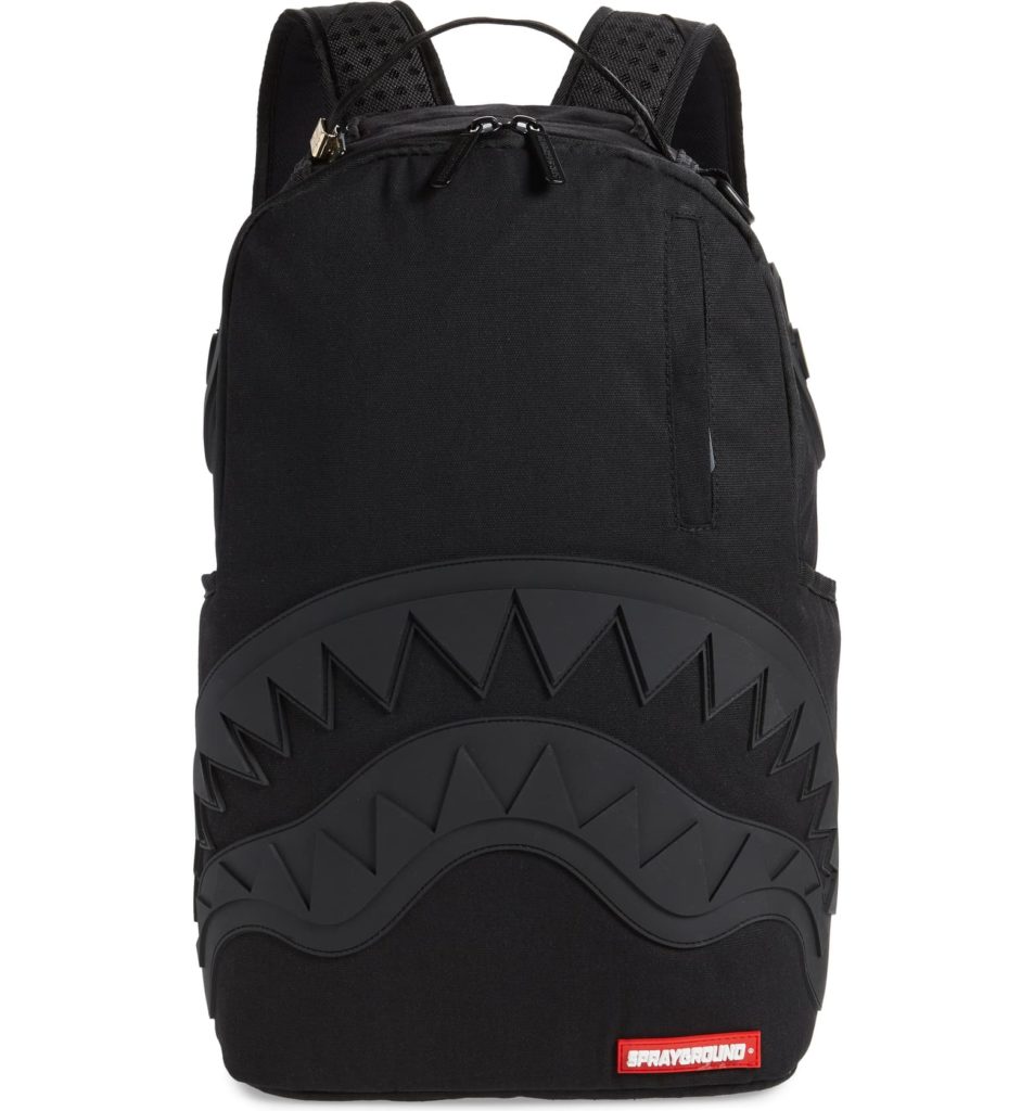 Coolest backpacks for grade school: Sprayground Ghost rubber shark backpackl | Back to school guide 2019 Cool Mom Picks