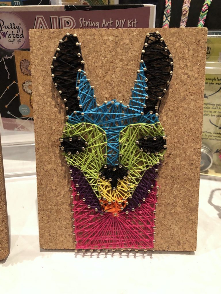 Llama string art kit lets kids make their own gifts and decor, from Pretty Twisted