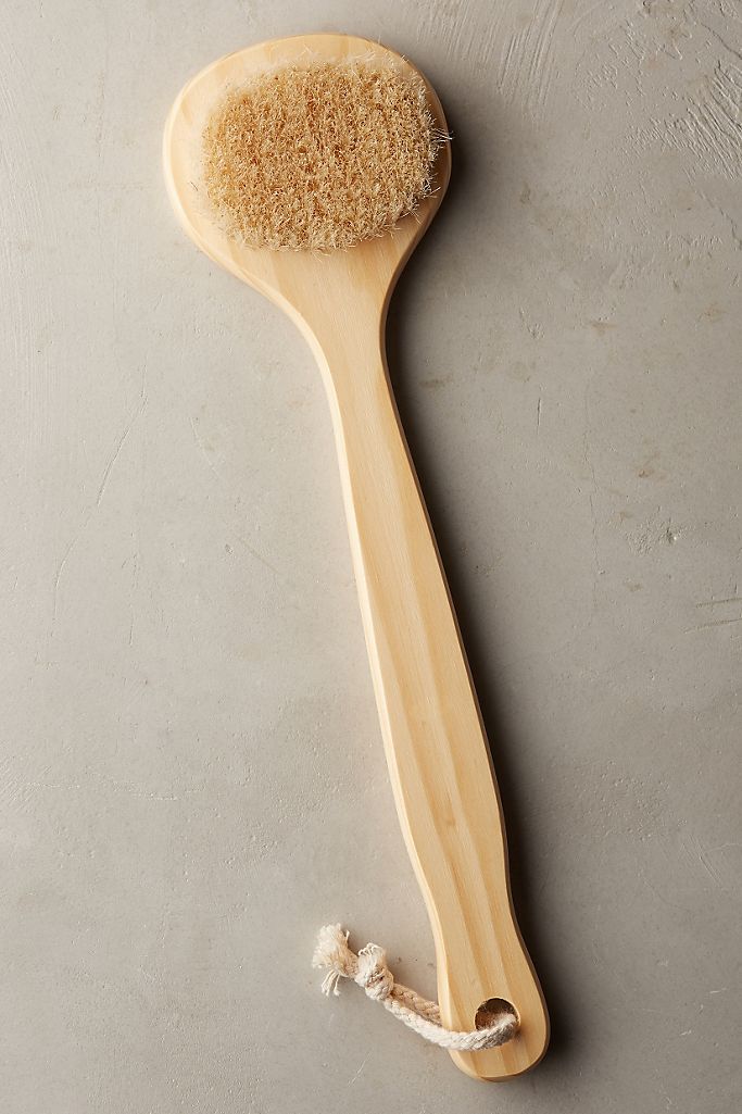 50+ cool gifts under $15 for men and women: Cedar bath brush for a little self-care in the bath