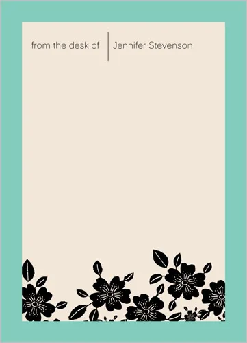 Personalized stationery where you'd least expect it.