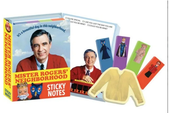 Sticky notes from Mister Rogers' Neighborhood