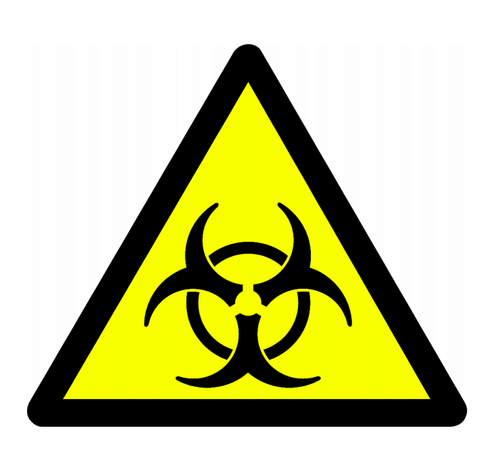 Stranger Things party ideas: Biohazard Sign | Free Signage