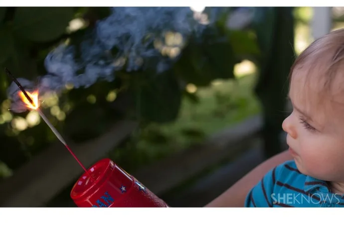 Safer sparklers for kids with the Sparkler Shield at She Knows