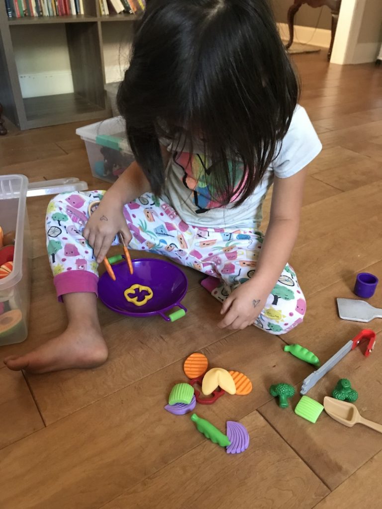 Great toys for kids with special needs: Toy wok set | Photo © Kate Etue for Cool Mom Picks