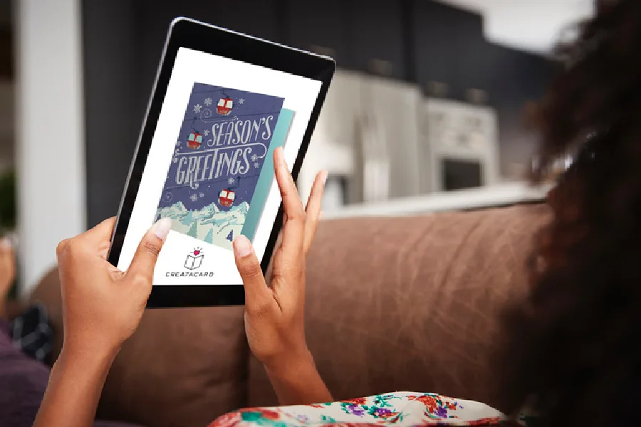 Creatacard: Fun custom online holiday cards via American Greetings