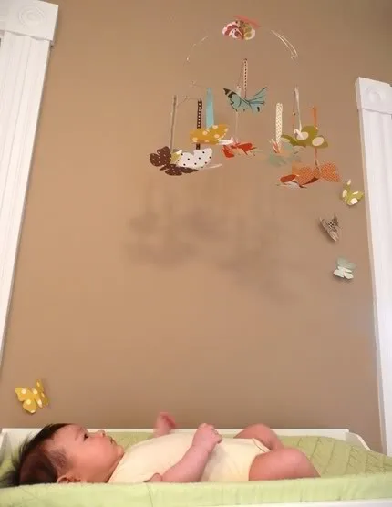 Paper Mobiles - Design Meets Function for one very happy baby