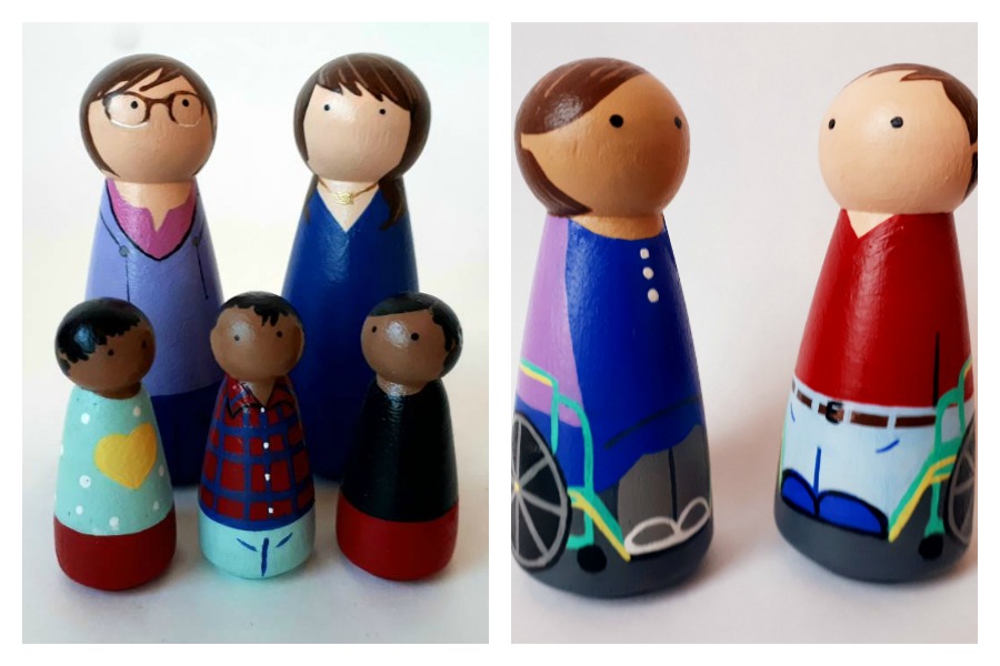 Diverse dollhouse dolls | Little Forest Kids