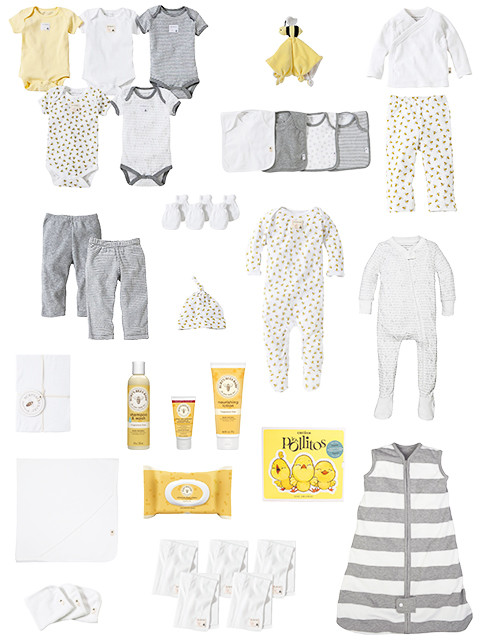 What's inside the new Burt's Bees Baby Box. Whoa! Buy one, and one will be donated to Save the Children to help a new mom in need. 